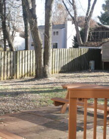 behind the home